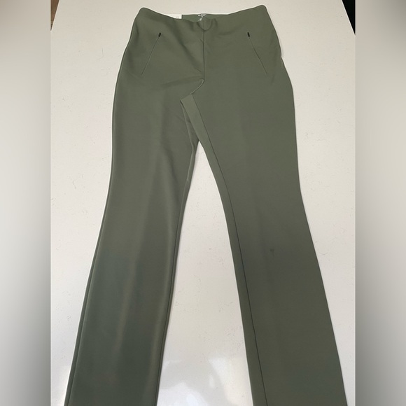 Banana Republic Sport Skinny Fit Pants | Size 14 Sage Flare Pants New - Picture 1 of 15